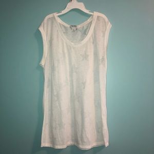 See through, star pattern tink top